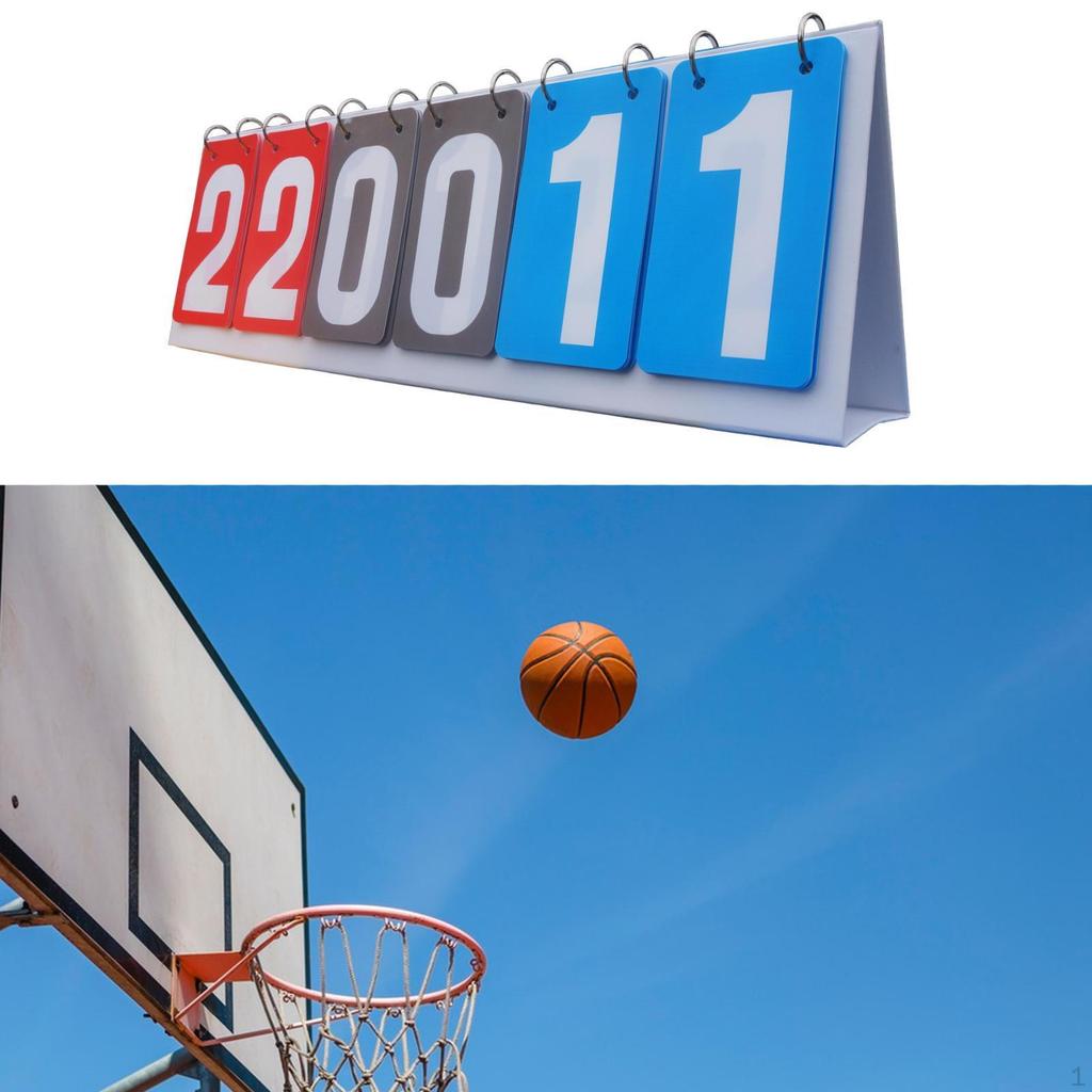 Wettkampf-Punktezähler Klappkarten für Tennis Badminton Fußball