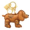 Used AUTHENTIC MCM Vicetos Dog dogKey Holder Brown Leather