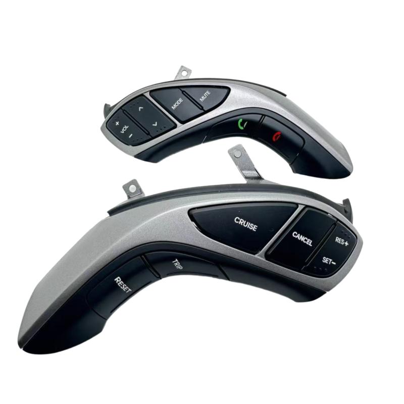 967003X510 967003X800 a Pair New Multi-Function Steering Wheel Switch Set for Hyundai Elantra 2012-2015 OEM 96700-3X510