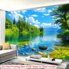 2D Plane, 1 Piece of Natural Scenery. Living Room and Bedroom Background Fabric, Photography Studio Background Fabric, Courtyard