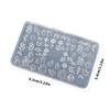Nails Art Moulds Silicone Template Nails Designing Tool Flower Theme Silicone Handmade Molds for Manicure Creation