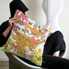 Cute Anime H-Hamtaro Cushion Cover Pillowcase Upholstery Sofa Throw Pillow Home Decor Pillowcas