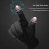 Men's Autumn/Winter Cycling Gloves: Warm, Velvet-Lined, Windproof, Waterproof, Non-Slip, Touchscreen Compatible for Outdoor and Electric Riding.