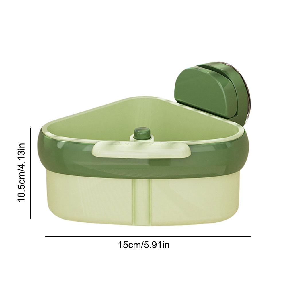 Kitchen Triangular Sink Strainer Suction Cup Food Waste Catcher Corner Sink Strainer for Kitchen Sink