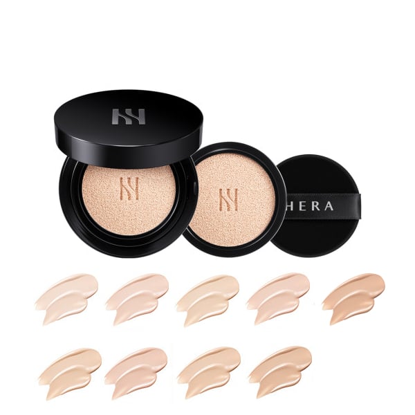 

Black Cushion Foundation Duo 17C1 Petal Ivory SPF34/PA++15g+15g Refill Korean Luxe