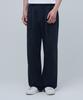 One-Pleat Wide Lounge Sweatpants [Navy]