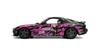 SOLID O 1/18 Mazda RX-7 (FD3S) SOLIDO WORKS Itasha 1999 (Black/Pink) Finished Model S1810605