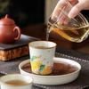 Ru Kiln Silver Shadow Jade Rabbit Instant Cup Ceramic Tea Cup Home Office Tea Cup Kung Fu Tea Set With Gift Box