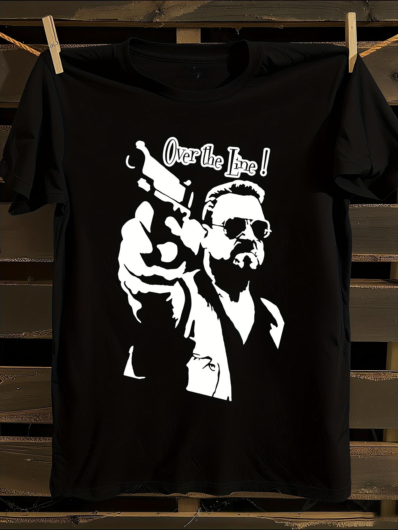 Big Lebowski Jeff Goodman Over the Line Graphic T-shirt L