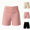Women's Casual Fashion Linen Shorts With Pockets