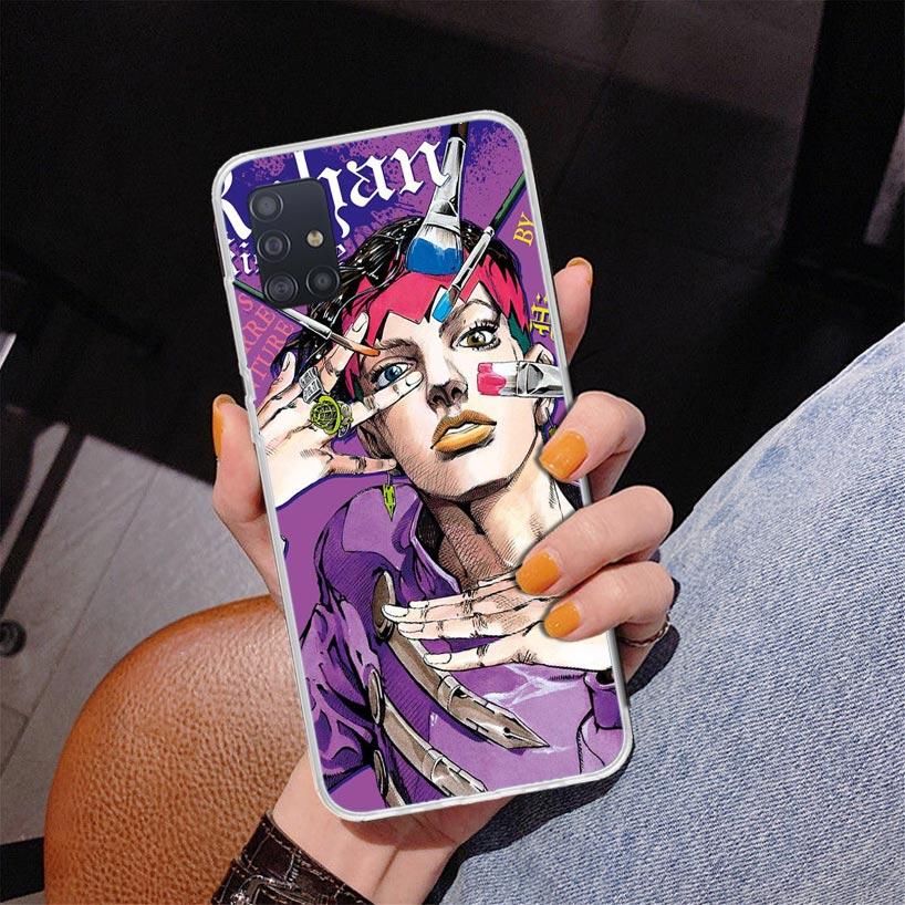 JoJo's Bizarre Adventure Diamond Is Unbreakable Phone Case For Samsung Galaxy A52 A32 A22 A12 A51 A31 A50S A30S A20S A10S Note 2