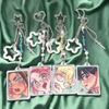 Alien Stage Handmade Matching Keychains Cartoon Figure Luka Mizi Hyuna and Ivan Phone Chain Backpack Pendant Cosplay Accesseries