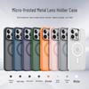 Magnetic Matte Case for iPhone 15/14 Pro Max with Invisible Lens Stand