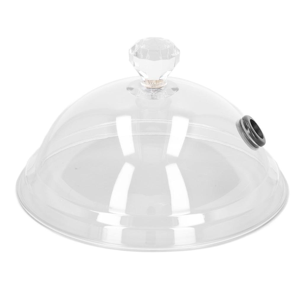 Home Smoking Dome Cover Kitchen Cooking Smoke Acrylic Hood Smoke Infuser Cloche Lid for Smoker Sprayer Plates Bowls