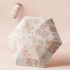 6 Ribs Design Sunscreen Umbrella Floral Pattern Rain Umbrella Portable Sunshade Umbrella  Outdoor