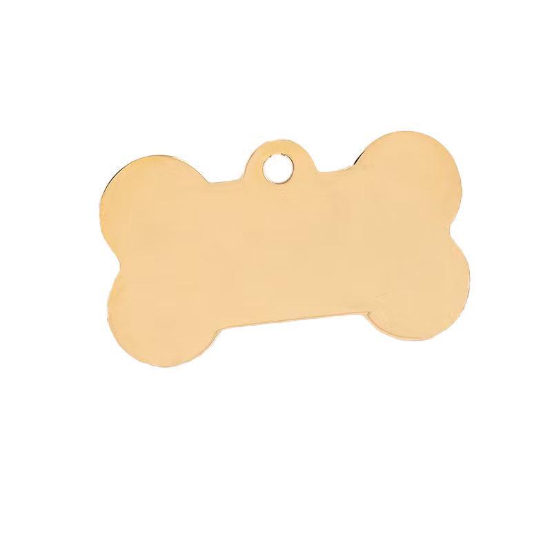 Laser-Engraved Stainless Steel Pet ID Tag for Dogs & Cats