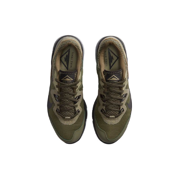 Nike Juniper Trail Modischer Stoff Stoßdämpfend Rutschfest Niedrig geschnittene Laufschuhe Herren Sneaker Schwarz Grün CW3808-200
