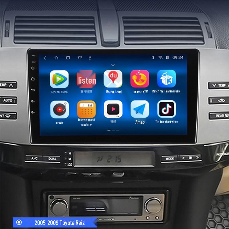 FAW Toyota Reiz Android Central Display with Navigation & Reversing Camera System