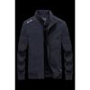 Spring New Men's Thin Outdoor Solid Color Stand-up Collar Jacket, Youth Large Size Casual Coat