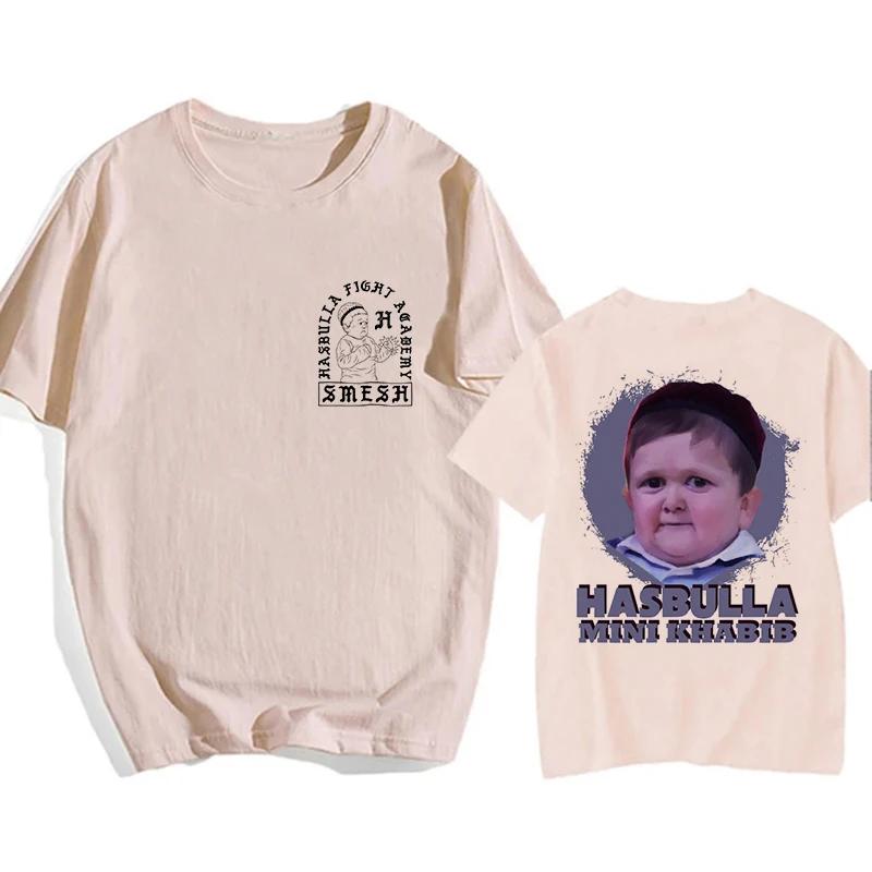 Classic Team Hasbulla EU Size T Shirt Men Women Fighting Hasbulla T-shirt Hip Hop Graphic Shirt Tops Manga T Shirt Streetwear