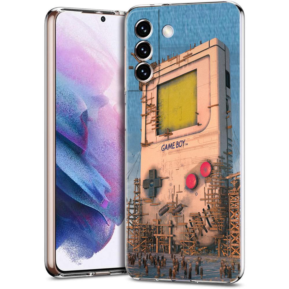 

Чехол для игрового телефона Gameboy Boy для Samsung Galaxy S24 Plus S23 S22 S21 S20 FE Ultra 5G S10 S10E S9, мягкий прозрачный силиконовый чехол Samsung S10