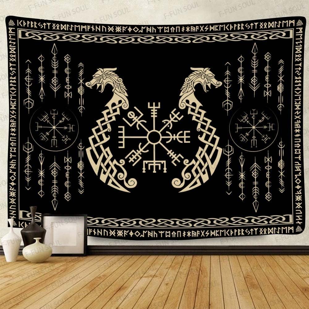 Tapestry Nordic Vikings large soft 75x100
