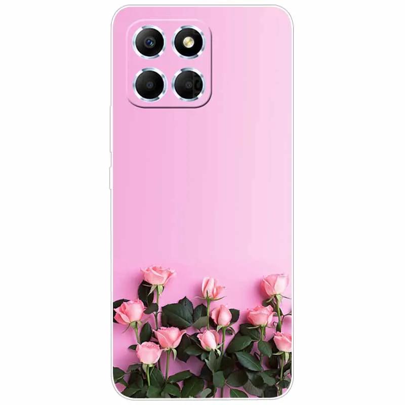 Soft Case For Honor X6 2022 Covers Para Silicon Print Marble TPU Clear Phone Coque for Huawei Honor X6 4G Transparent Bumper X 6