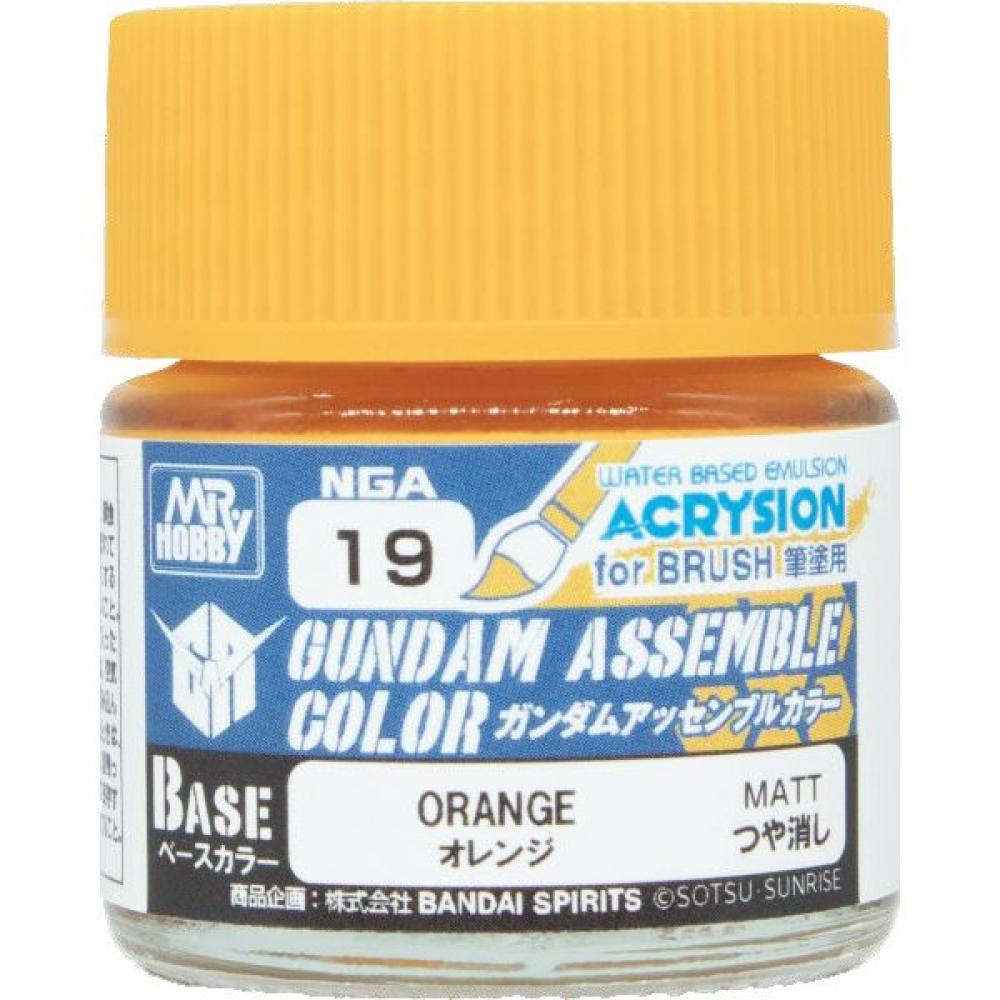 

Gsi Creos Nga19 Gundam Assemble Color Base Color Series 10ml Orange [plastic Model Paint]