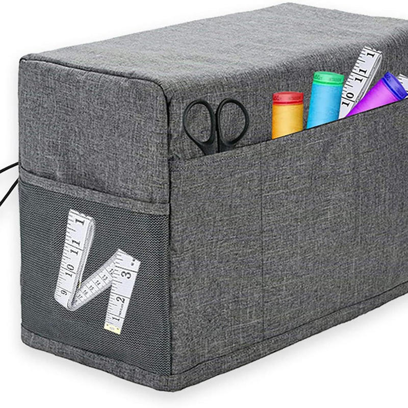 Universal Sewing Machine Cover With Storage Pocket And Side Handles Protective Dust Covers For Most Standard Sew Machines