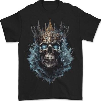 Skull King Men's 100% Cotton T-shirt,