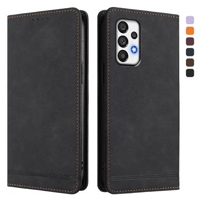 Kožené výklopné pouzdro na telefon s přihrádkami na karty Pro Samsung Galaxy A72 A52S A42 A32 A22 A02S A91 A71 A51 A41 A31 A21S A70S A70