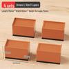 Non-Slip Furniture Heightening Pads for Table, Sofa, Coffee Table, TV Cabinet - Shockproof Leg Risers