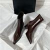 Riding Boots for Women 2025 New Women's Boots Classic Daily Women High Heels Ankle Boots Sexy Pointed Toe Shoes Ladies
