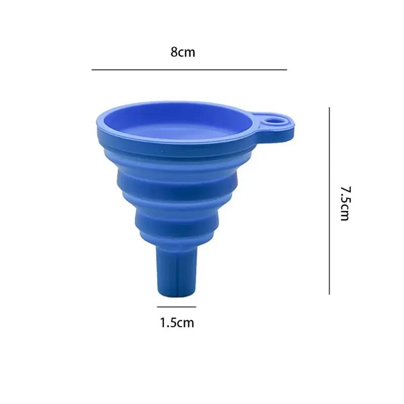 1 Stück Universeller Auto Benzin Öl Kraftstoff Trichter Auto Scheibenwischwasser Wechsel Trichter Auto Motor Flüssigkeits Trichter Faltbar Auto Zubehör