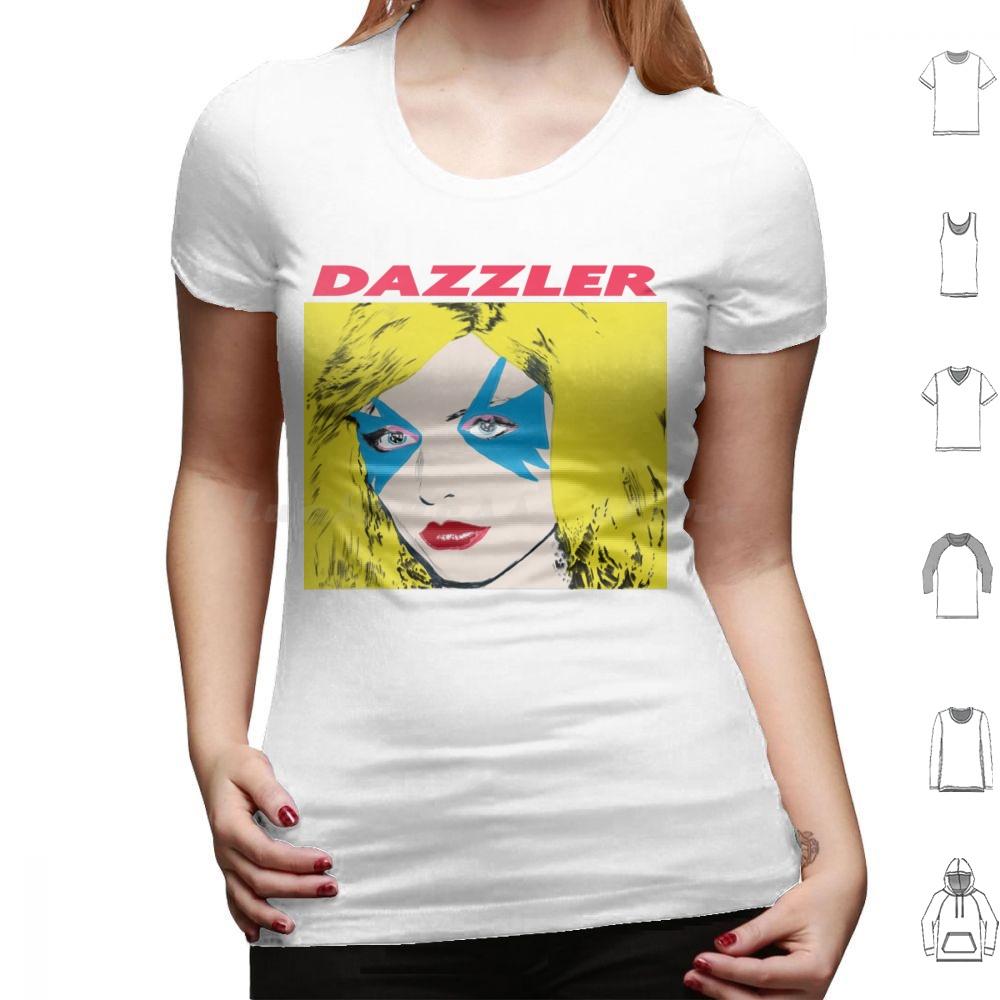 Dazzler T Shirt Big Size 100 Cotton Superhero Pop Star Star Album Cover Mash Up Pulp2pixel Mutant Dazzler X Men 1980 S