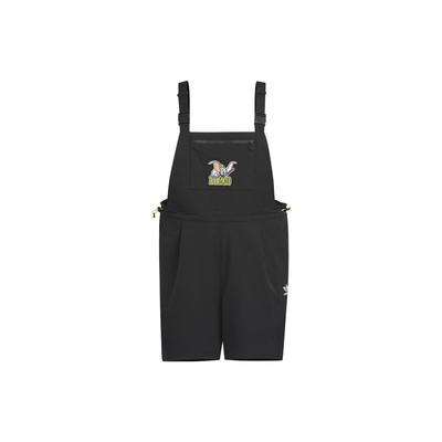 Originals X Disney Dumbo Cartoon Stickerei Latzhose Shorts Damen Unterteile Schwarz IN1040