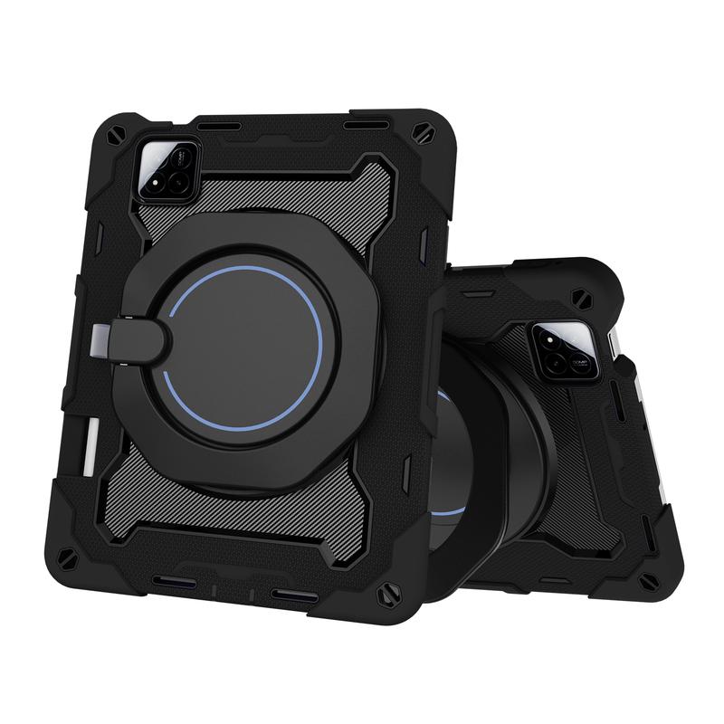 Per Xiaomi Pad 8 7 Pro 11.2" 5/6 Pro 11" 6S 7S 5Pro Redmi Pad SE K Pad Custodia con Supporto Rotante a 360° Cover Corazzata Resistente agli Urti con Cinturino a Maniglia