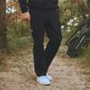 CHALLENGER Men'S Nylon Spandex Semi-Wide Fit Cargo Pants Black