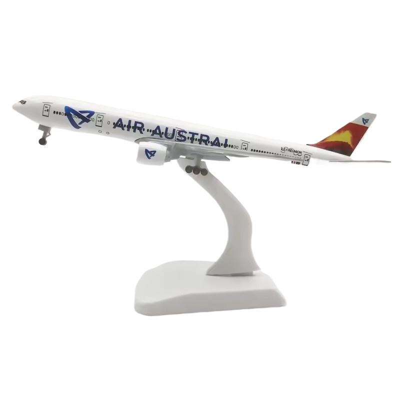 20см B777 Air Austral Металлическая Реплика Модель Самолета Модель Самолета B777 Модель Самолета Детские Игрушки Коллекционные Предметы Подарок