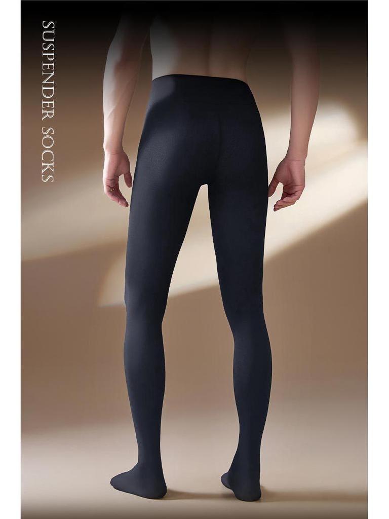 Men's Velvet Warm Leggings: Autumn & Winter 120D U-Shaped Design for a Smooth, Tight Fit