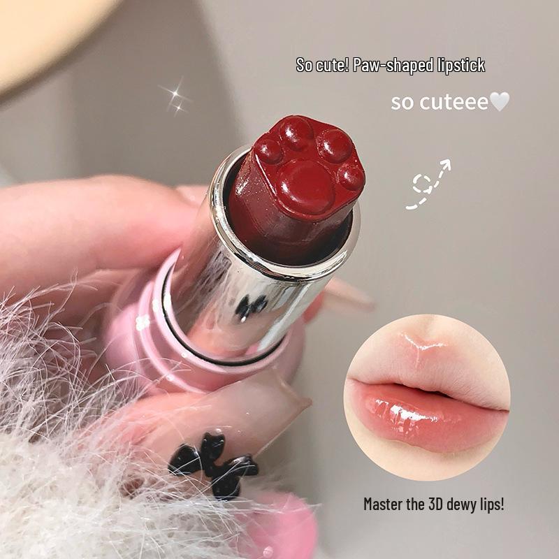 Gogobear Cute Moisturizing Plump Lipstick: Faux Nude, Brightening, Long-Lasting, Youthful Color Makeup