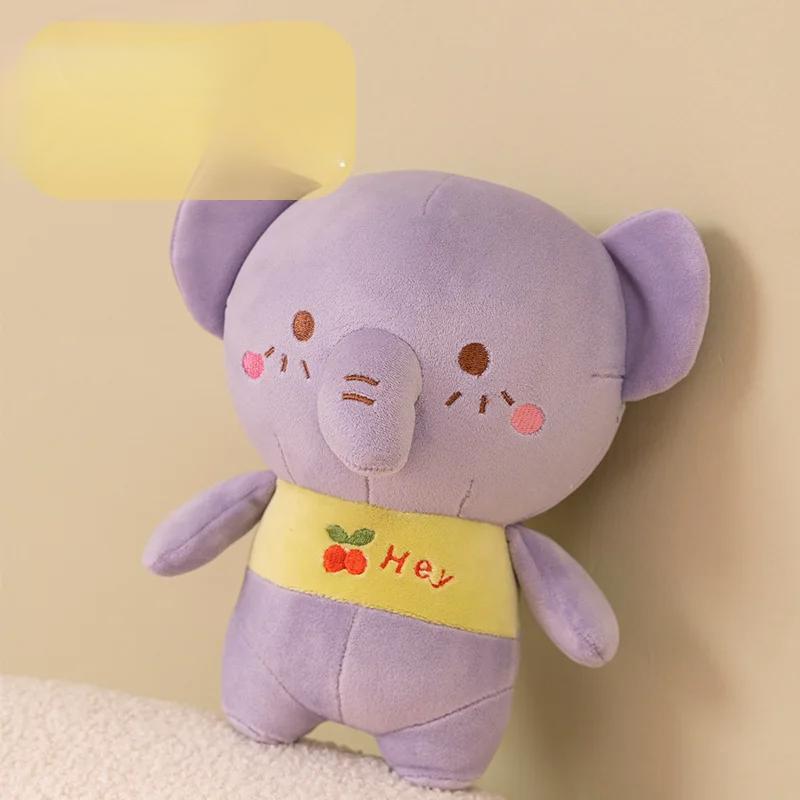 Cartoon Creative Bear Plush Toy Elephant Doll Pig Toy for Kids Girls Stuffed Animal Toy Soft Gift Mini Plush Toy