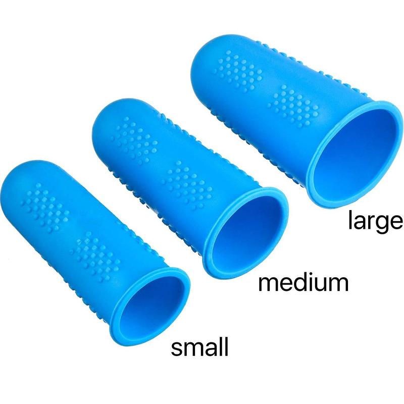 Silicone Finger Tips Elastic Protector Cover Anti-Burn Craft Work Hot Glue