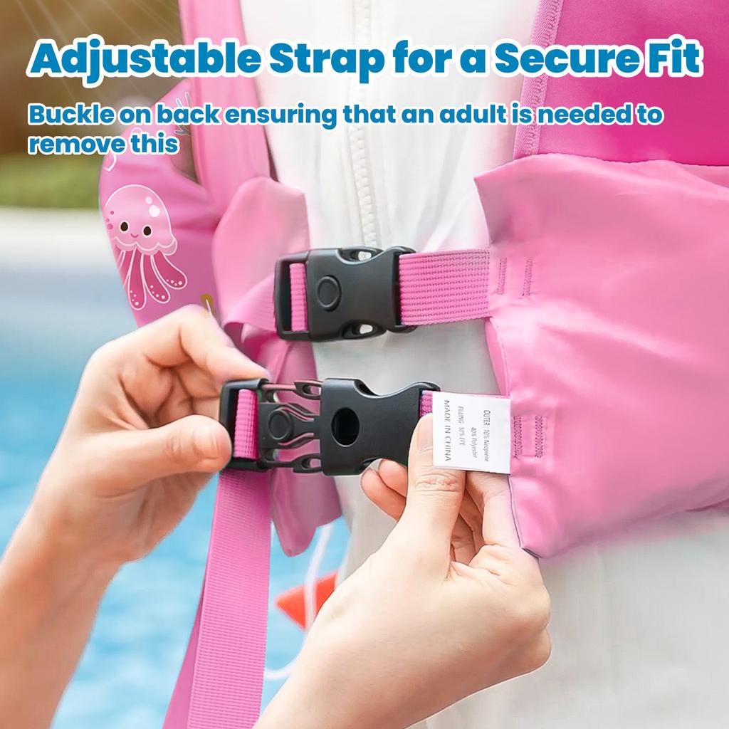 Kids Life Vest Children's Swimming Arm Float Whistle Child Lifejacket Swimsuit Foam Safety Swimming Pool Accessories for kayak