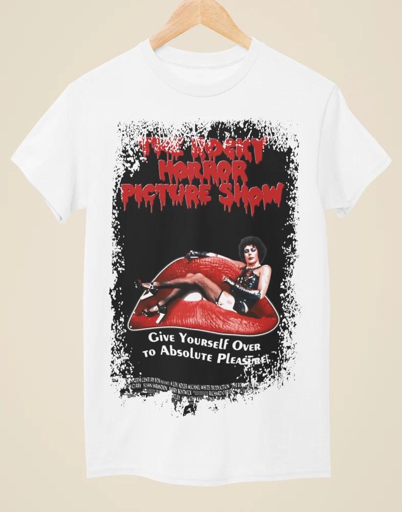 The Rocky Horror Picture Show Movie Poster Inspired Unisex White TShirt S