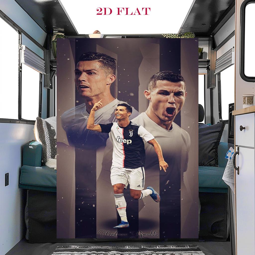 Ronaldo's Triumph blanket Camping trip Home Decor Nap Blanket Digital printing sheet