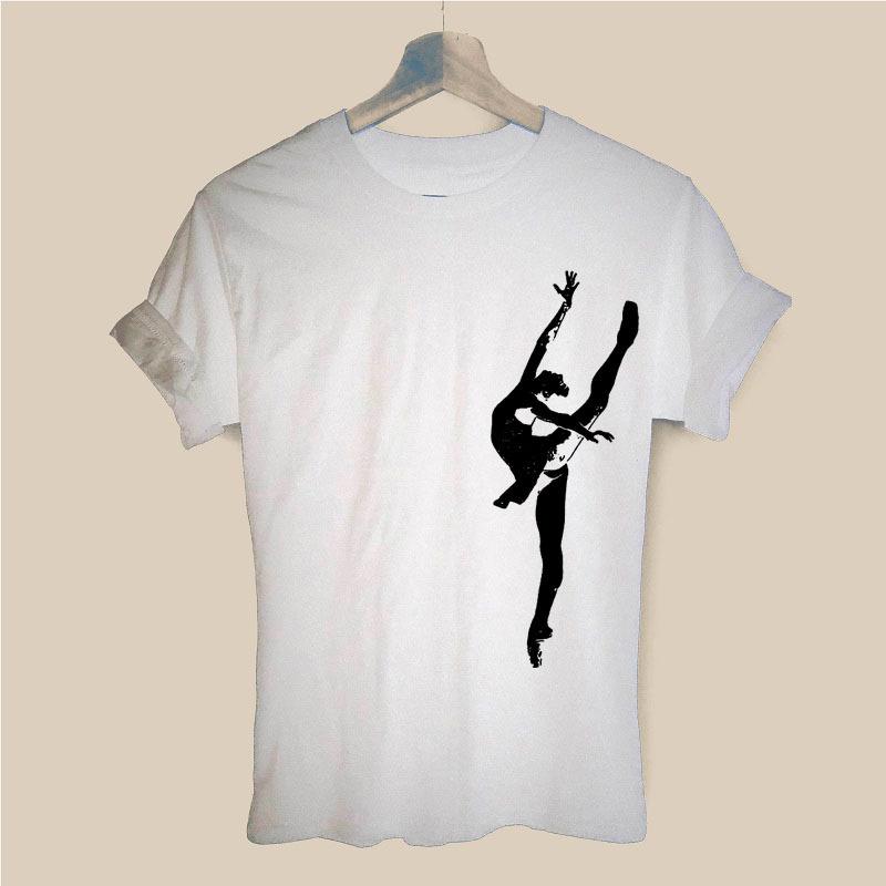 Ballet Dancer Harajuku T Shirt Funny T-shirt Women Tops Oversized T Shirt Graphic T Shirts Aesthetic Clothes