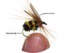 Double-Layer Waterproof Box with 24/32/72-Piece Artificial Fly Fishing Lure Set