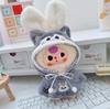 For 17cm Labubu Doll Clothes Fashion Clothes Cloak Doll Clothes Color Match Shawl Dolls Accessories Cute Decoration Little Clothes
