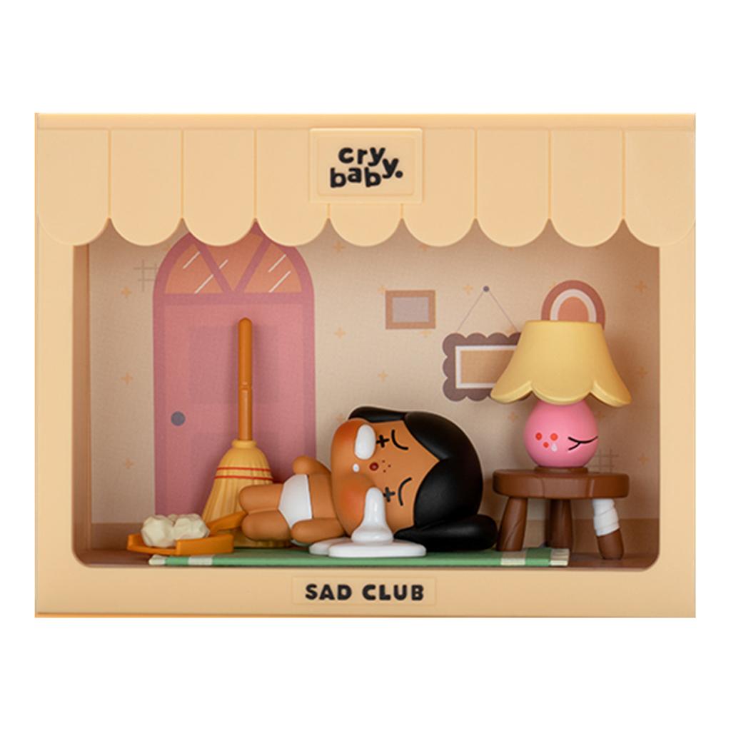 New POP MART CRYBABY Sadness Club Collection Mystery Boxes Single Mystery Box/Full Box 8 Pcs PPMT-2312-0078
